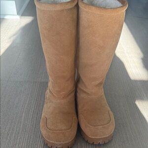 Women's Tan Suede Boots